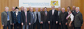 Mitglieder der Bürgerallianz Bayern zu Besuch bei Staatssekretär Füracker